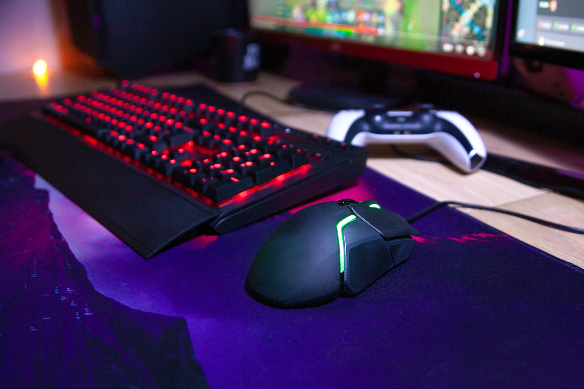 Esport gaming mouse,  keyboard and joystick