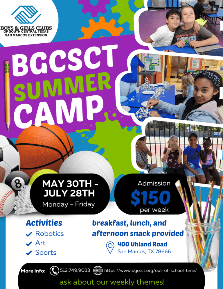 Summer Camp – Boys & Girls Clubs Of South Central Texas 